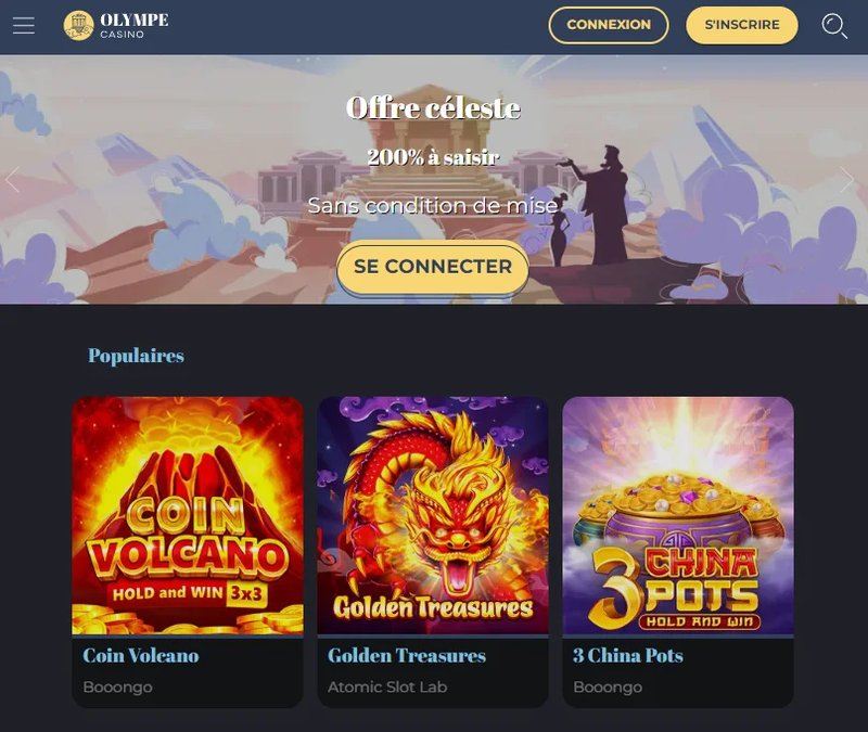 Casino olympe mon compte à France